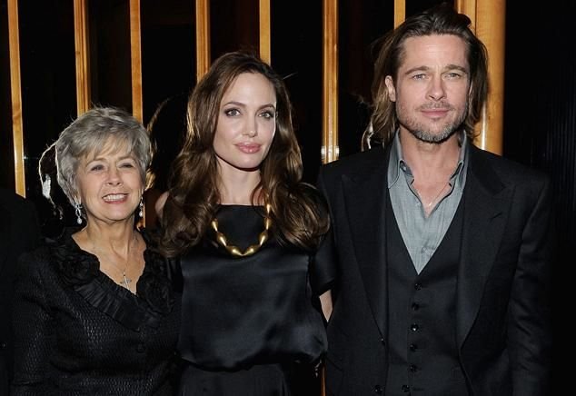 Brad Pitt and his mother are proud of Angie's decision to sacrifice her breasts