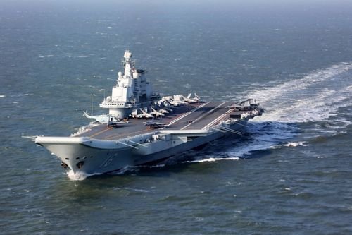 The Liaoning aircraft carrier cluster will hardly help China compete in large seas with the US