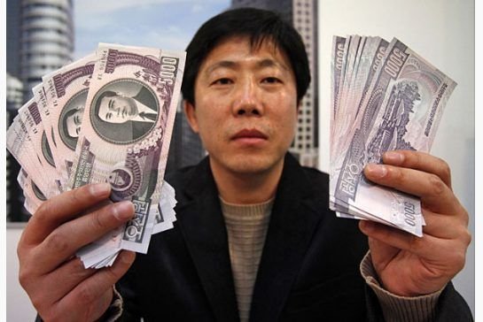 North Koreans like to spend US dollars