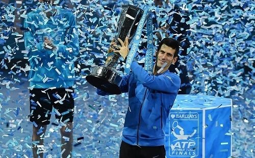 Djokovic won the World Tour Finals for the fourth year in a row