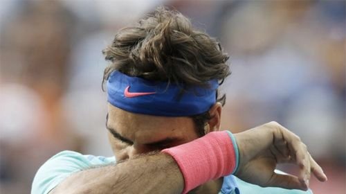 Federer collapsed in the US Open semi-finals