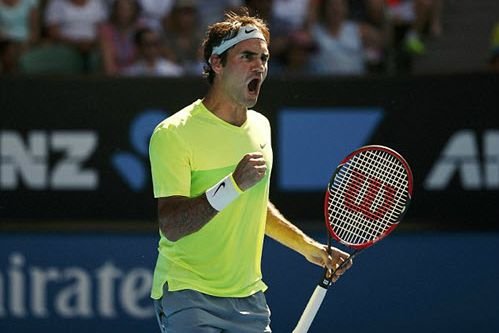 Federer comes from behind to enter the third round of the 2015 Australian Open