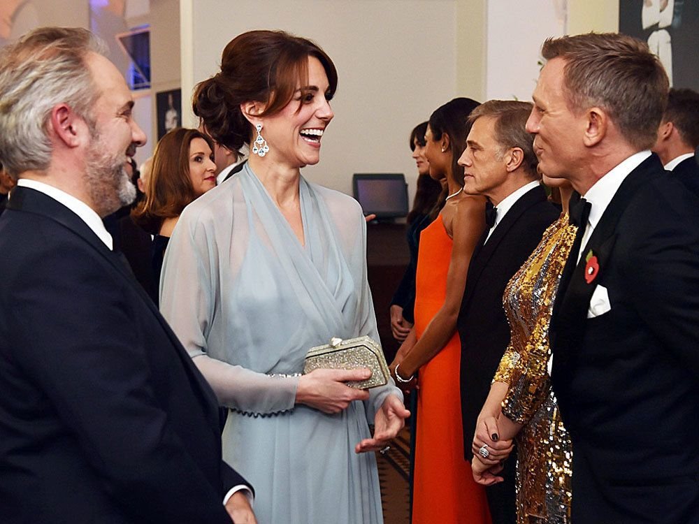 Kate Middleton and her husband attended the James Bond movie premiere